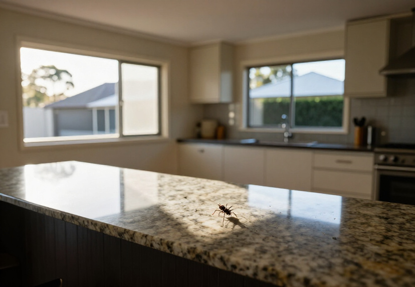 Wasp-free eaves in Winston Hills after nest removal